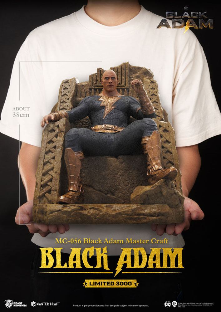 Edition limitée Black Adam : Statuette Black Adam 38 cm