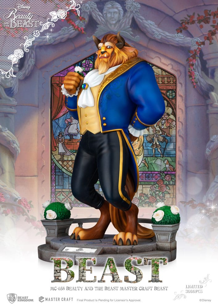 Disney statuette Master Craft La Belle et la Bête Beast 39 cm