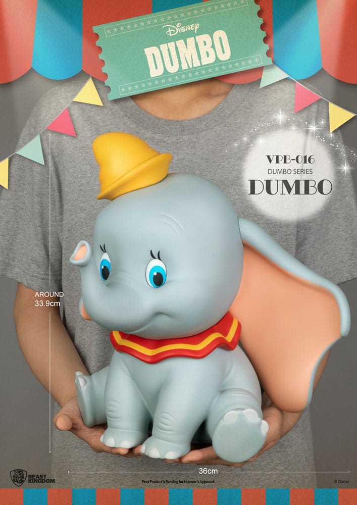 Disney Piggy Bank tirelire Functional Dumbo 34 cm