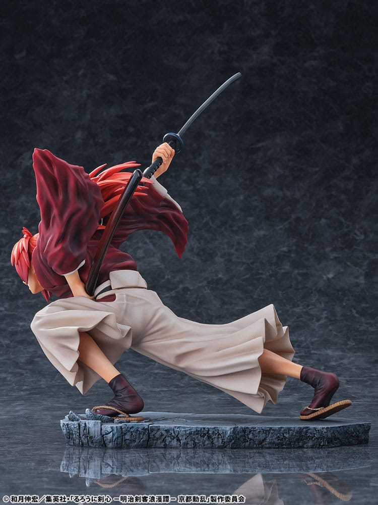 Rurouni Kenshin: Meiji Kenkaku Romantan Kyoto Douran statuette PVC 1/6 Kenshin Himura Dragon Flight of Heaven Ver. 26 cm