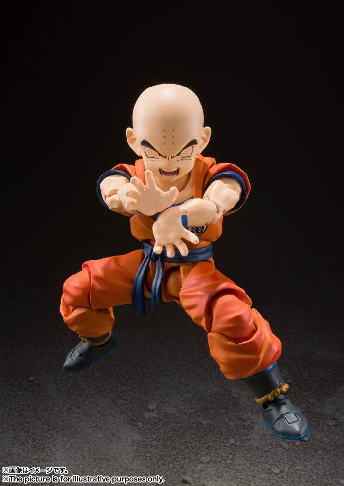 Dragon Ball Z : Figurine S.H. Figuarts Krillin 12 cm