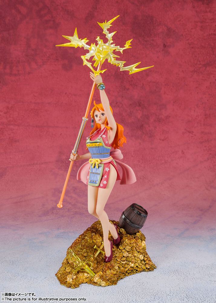 One Piece statuette PVC FiguartsZERO Nami by Eiichiro Oda WT100 Daikaizoku Hyakkei 28 cm