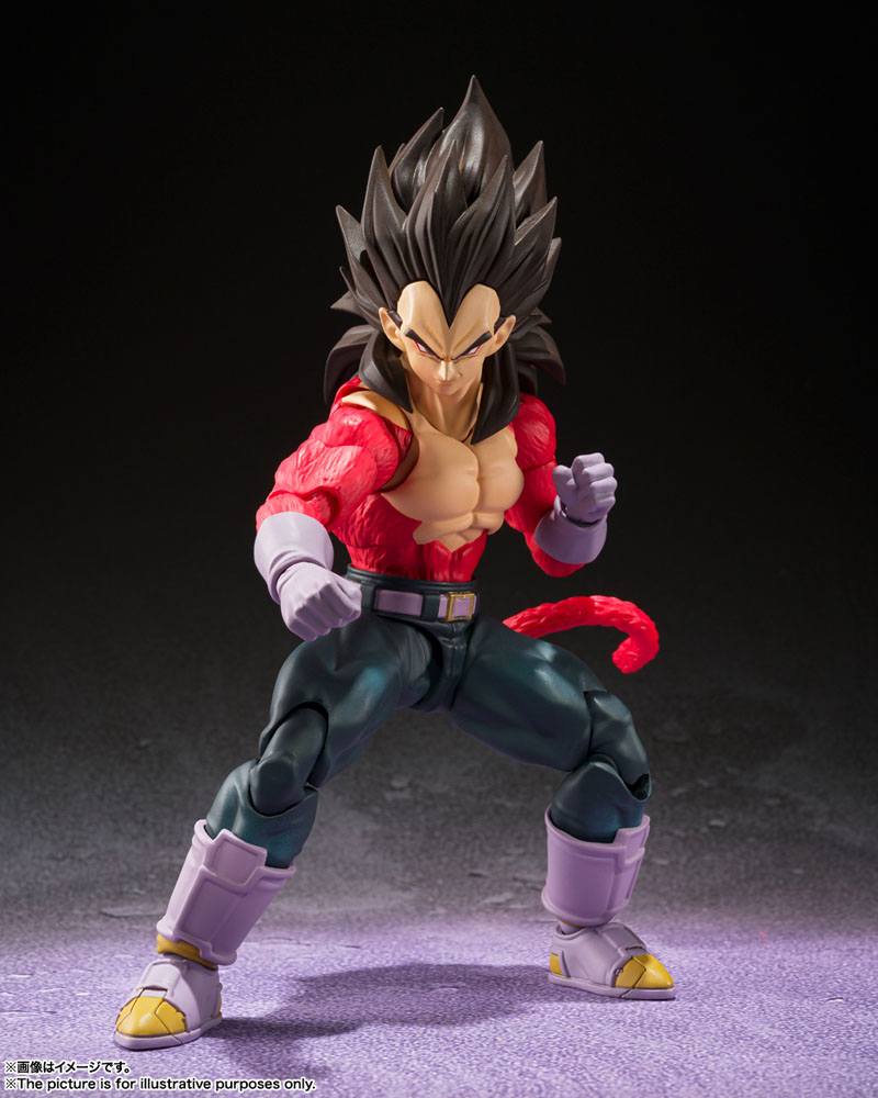 Dragon Ball GT : Figurine S.H. Figuarts Super Saiyan 4 Vegeta 13 cm