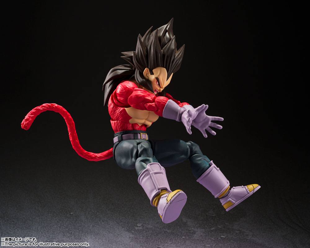 Dragon Ball GT : Figurine S.H. Figuarts Super Saiyan 4 Vegeta 13 cm