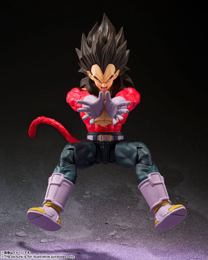 Dragon Ball GT : Figurine S.H. Figuarts Super Saiyan 4 Vegeta 13 cm