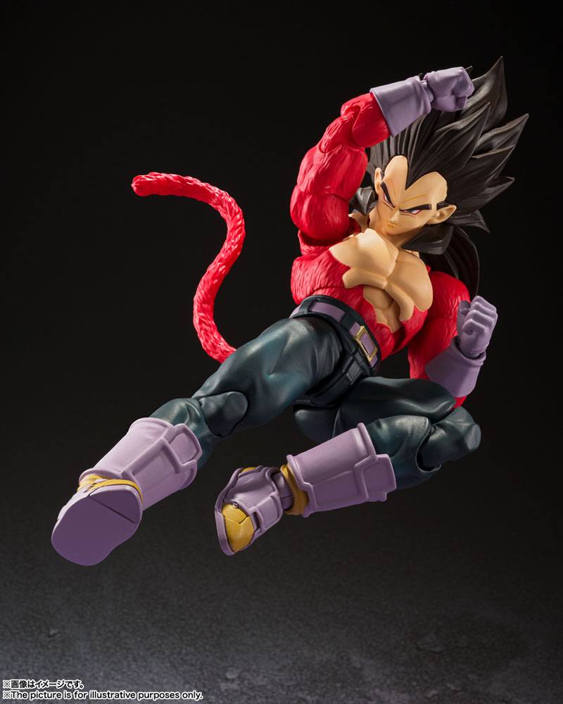 Dragon Ball GT : Figurine S.H. Figuarts Super Saiyan 4 Vegeta 13 cm