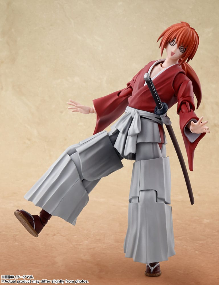 Rurouni Kenshin: Meiji Swordsman Romantic Story figurine S.H. Figuarts Kenshin Himura 13 cm