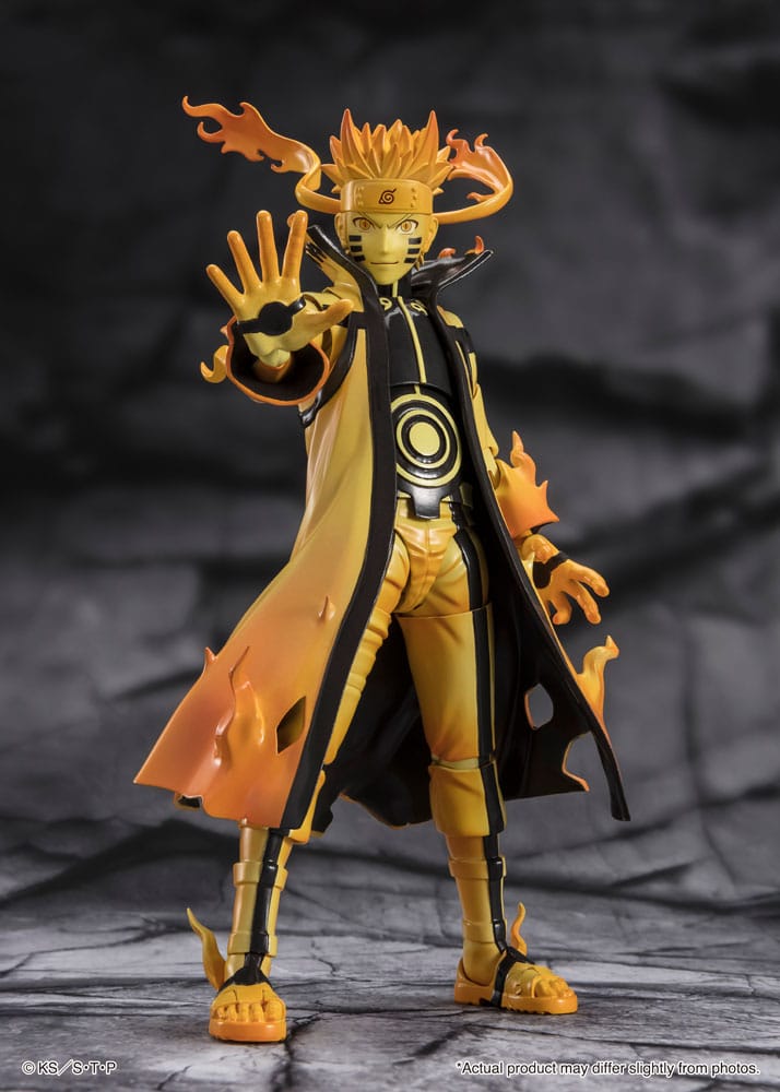 Naruto figurine S.H. Figuarts Naruto Uzumaki (Kurama Mode) - 15 cm