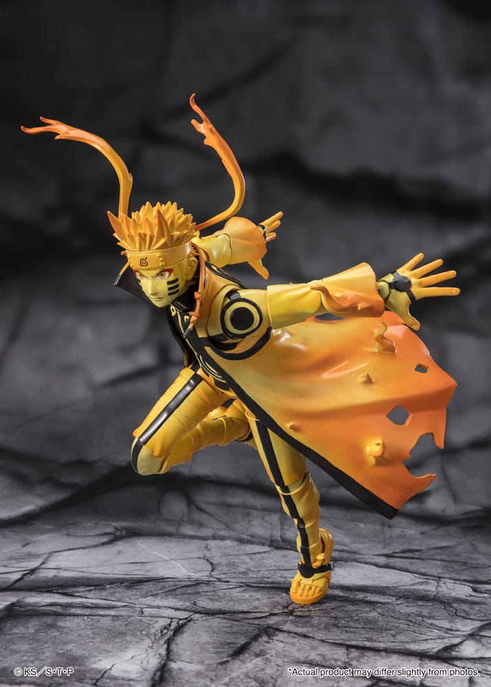 Naruto figurine S.H. Figuarts Naruto Uzumaki (Kurama Mode) - 15 cm