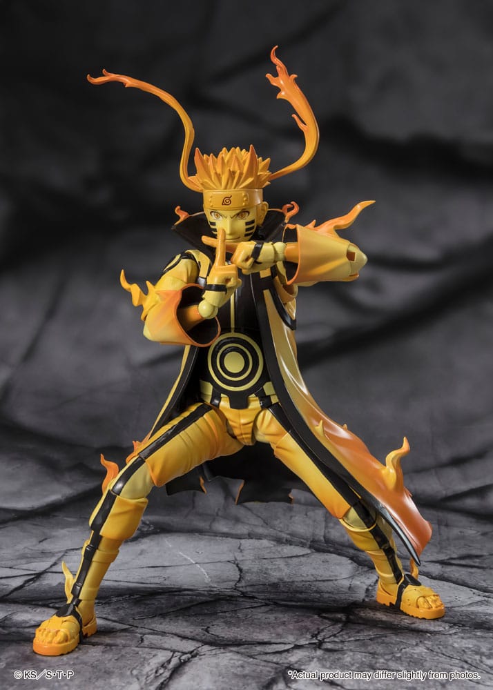 Naruto figurine S.H. Figuarts Naruto Uzumaki (Kurama Mode) - 15 cm