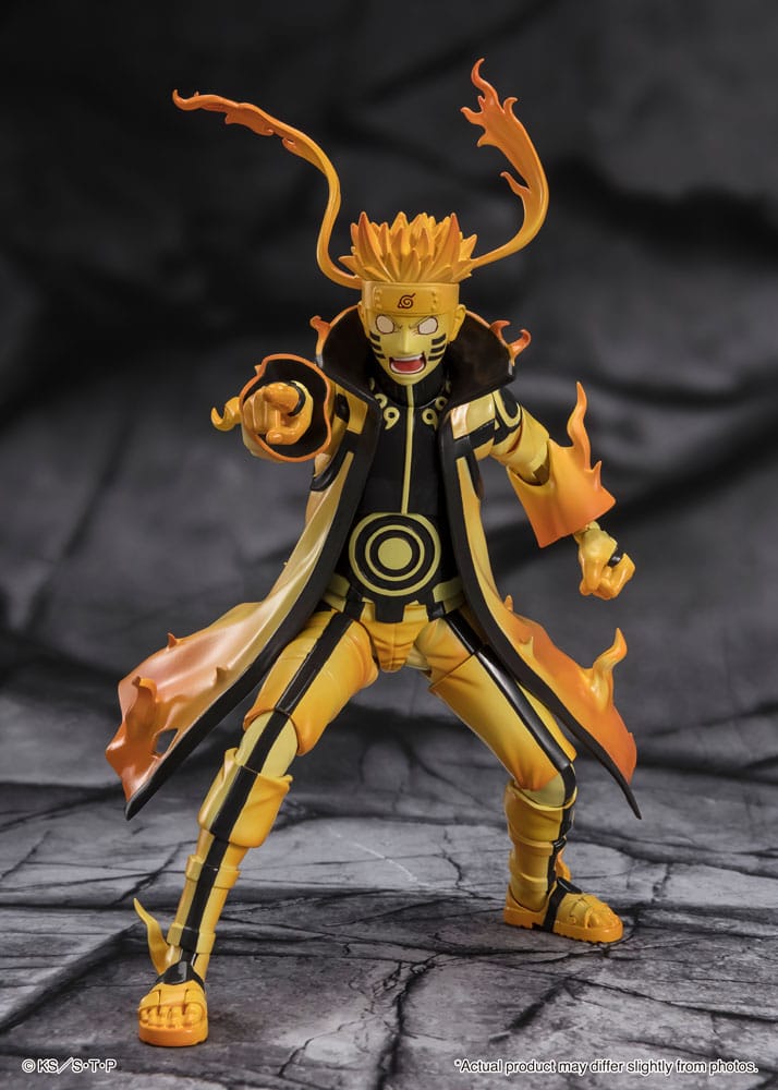 Naruto figurine S.H. Figuarts Naruto Uzumaki (Kurama Mode) - 15 cm