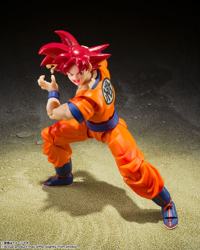 Dragon Ball Super figurine S.H. Figuarts Super Saiyan God Son Goku 14 cm