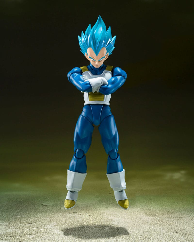 Dragon Ball Super figurine S.H. Figuarts Super Saiyan God Super Saiyan Vegeta -Unwavering Saiyan Pride- 14 cm