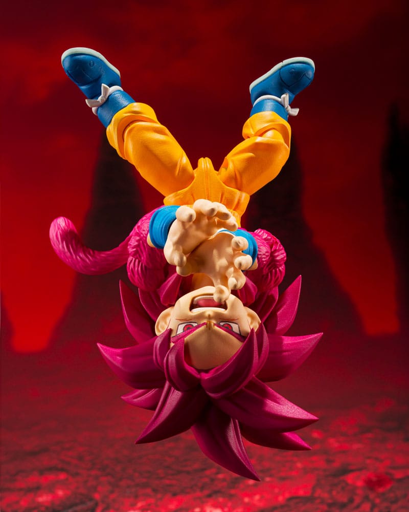 Figurine Dragon Ball Daima SHFiguarts Super Saiyan Niveau 4 Son Goku (mini) 8 cm