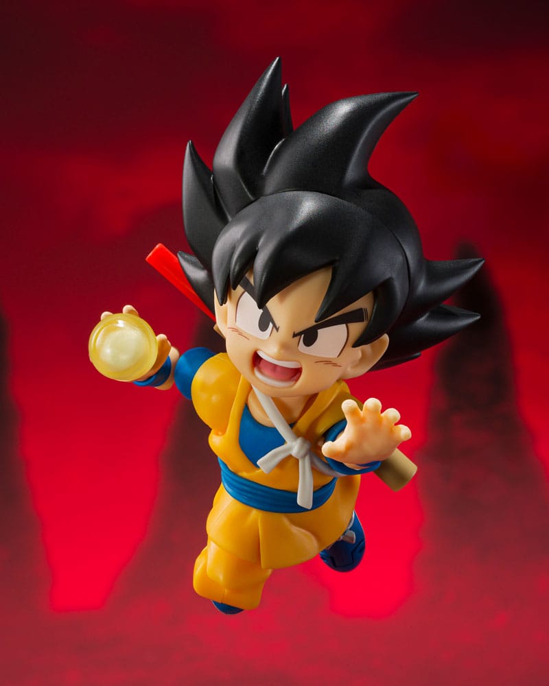 Figurine Dragon Ball Daima SHFiguarts Super Saiyan Niveau 4 Son Goku (mini) 8 cm