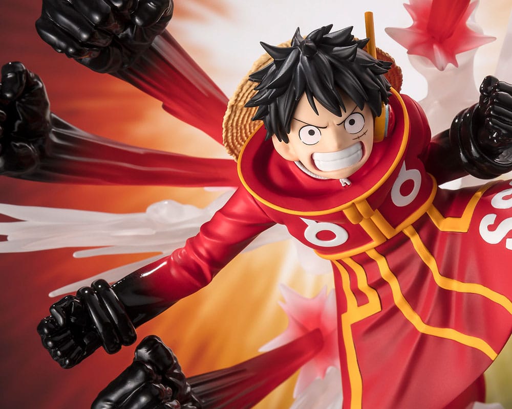 One Piece – Statuette PVC Figuarts ZERO Extra Battle Monkey D. Luffy "Gum Gum Hawk Gatling" (19 cm)