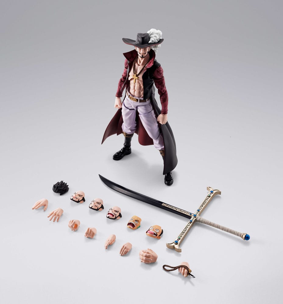 Figurine One Piece SHFiguarts Dracule Mihawk Hawkeye 17 cm