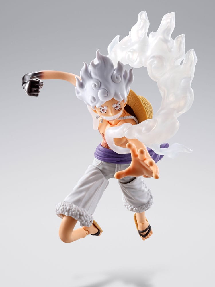 Figurine One Piece SHFiguarts Monkey D. Luffy Gear 5 -Future Island Egghead- 15 cm