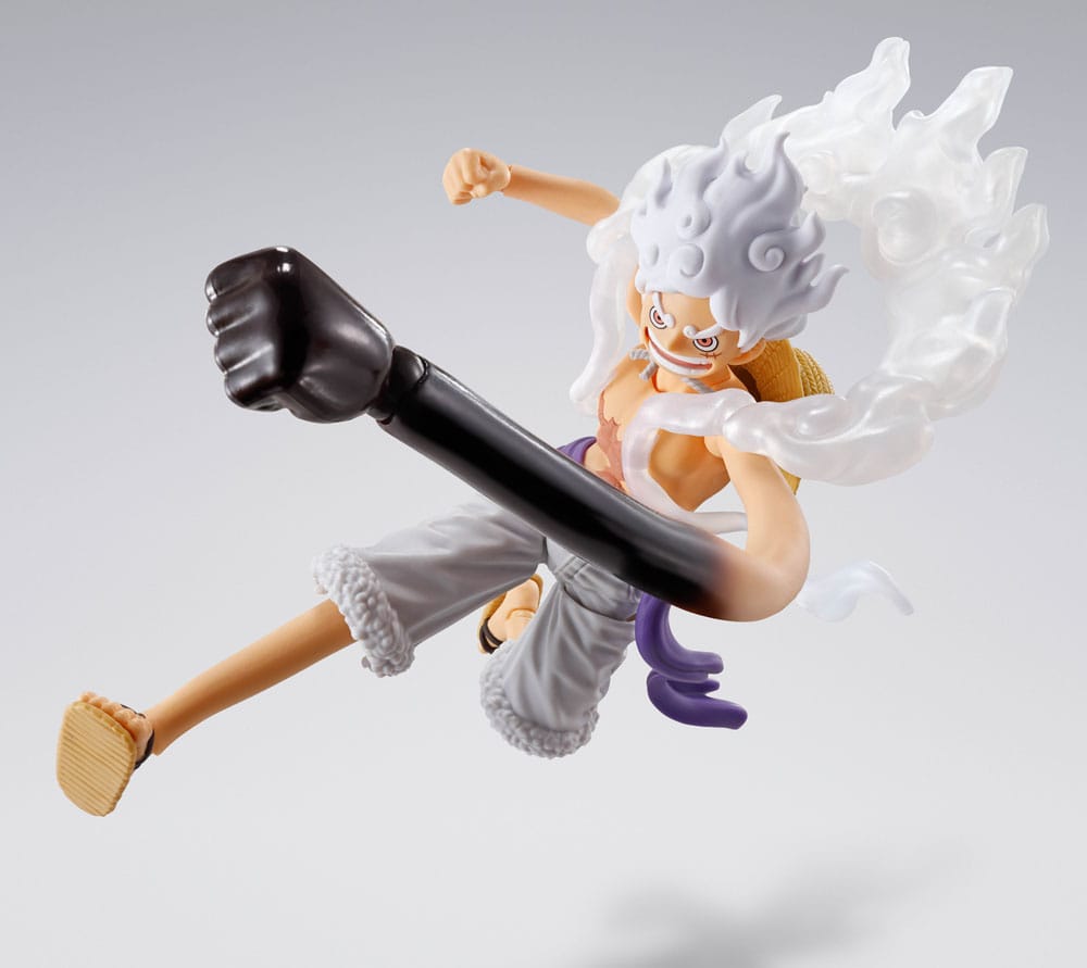 Figurine One Piece SHFiguarts Monkey D. Luffy Gear 5 -Future Island Egghead- 15 cm