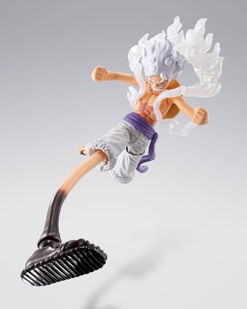 Figurine One Piece SHFiguarts Monkey D. Luffy Gear 5 -Future Island Egghead- 15 cm