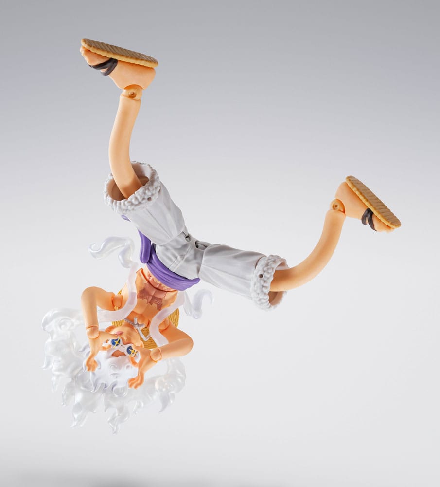 Figurine One Piece SHFiguarts Monkey D. Luffy Gear 5 -Future Island Egghead- 15 cm