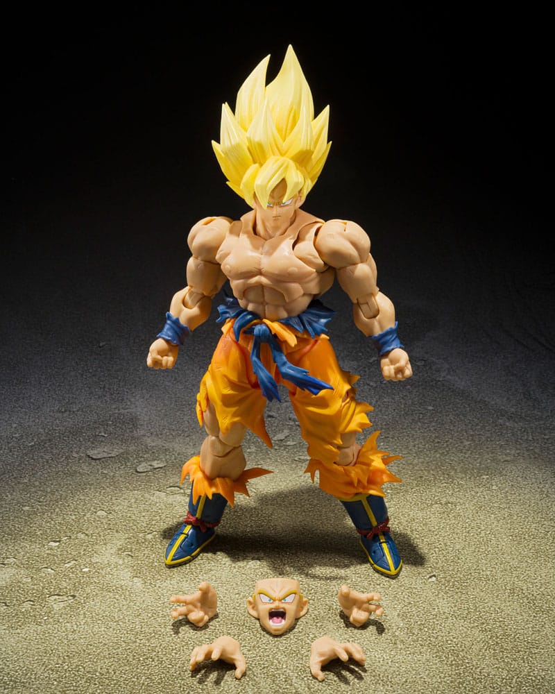 Figurine Dragon Ball SH Figuarts Super Saiyan Son Goku Super Saiyan Légendaire (Meilleure Sélection) 15 cm