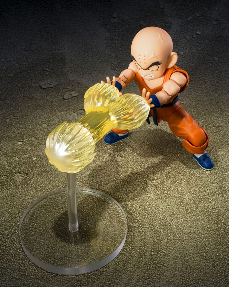 Figurine Dragon Ball SHFiguarts Krillin Le vieil ami de Son Goku 11 cm