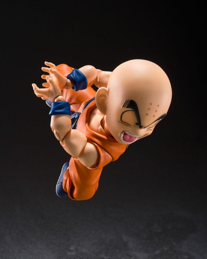 Figurine Dragon Ball SHFiguarts Krillin Le vieil ami de Son Goku 11 cm