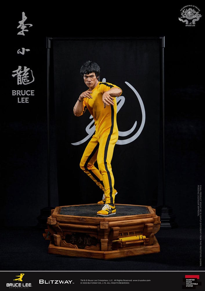 Bruce Lee : Statuette 1/4 50th Anniversaire Tribute 55 cm