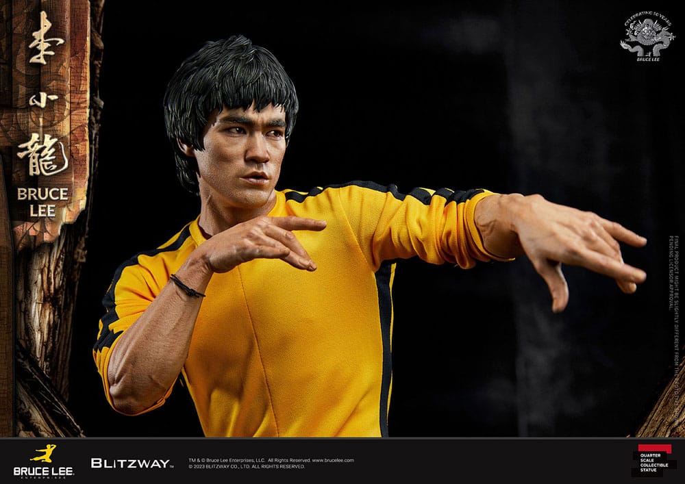Bruce Lee : Statuette 1/4 50th Anniversaire Tribute 55 cm