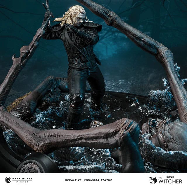 The Witcher 3 statuette Geralt vs. Kikimora 21 cm