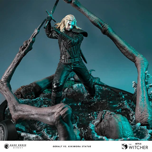 The Witcher 3 statuette Geralt vs. Kikimora 21 cm