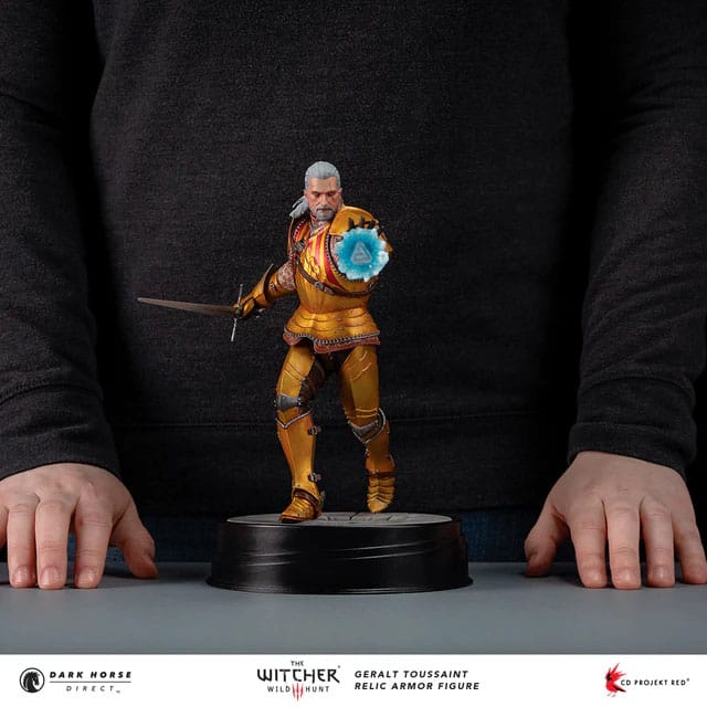 The Witcher 3 statuette PVC Geralt Toussaint Relic Armor 20 cm