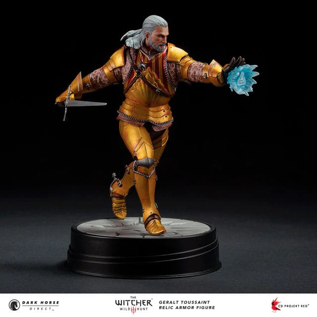 The Witcher 3 statuette PVC Geralt Toussaint Relic Armor 20 cm
