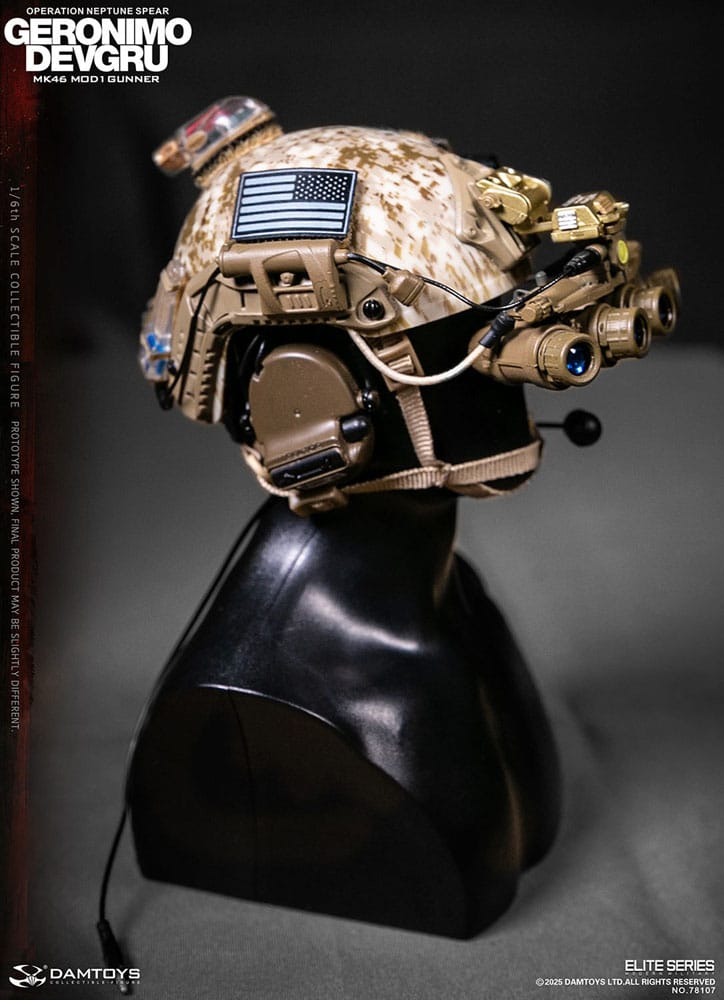 Modern Military figurine 1/6 Geronimo Devgru - MK46 MOD1 Gunner (Operation Neptune Spear) 30 cm