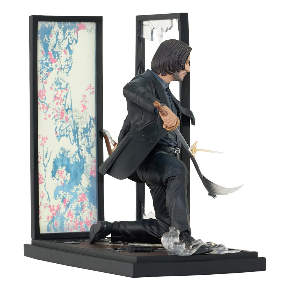 John Wick : Chapitre 4 Galerie statuette PVC John Wick (Vitrail) 20 cm