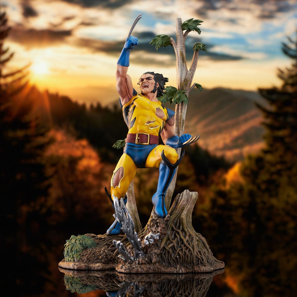 Marvel Gallery diorama 90's Comic Wolverine 28 cm