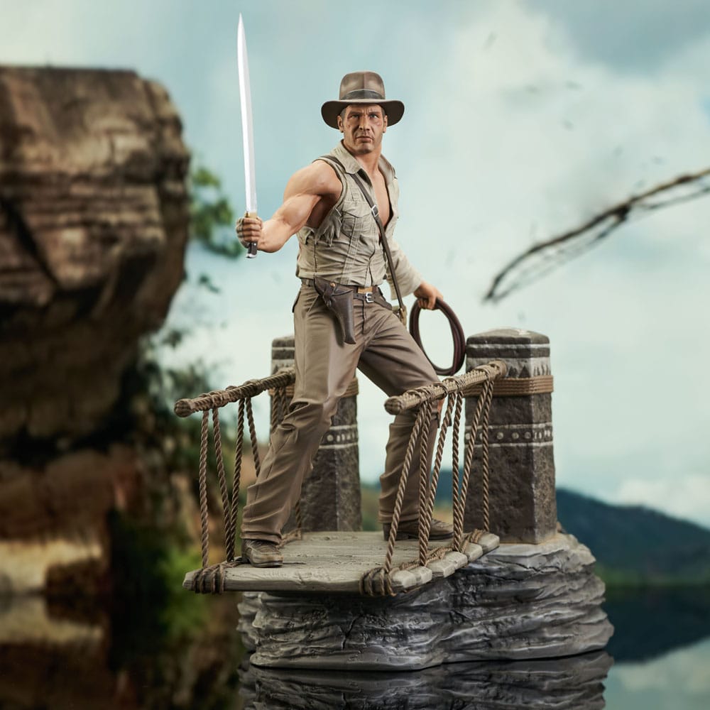 Indiana Jones et le Temple maudit Deluxe Gallery : Statuette PVC Rope Bridge