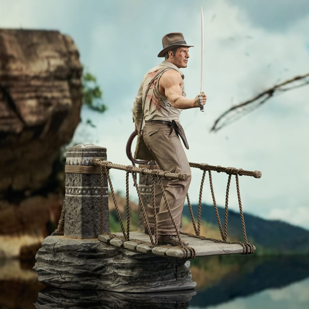 Indiana Jones et le Temple maudit Deluxe Gallery : Statuette PVC Rope Bridge