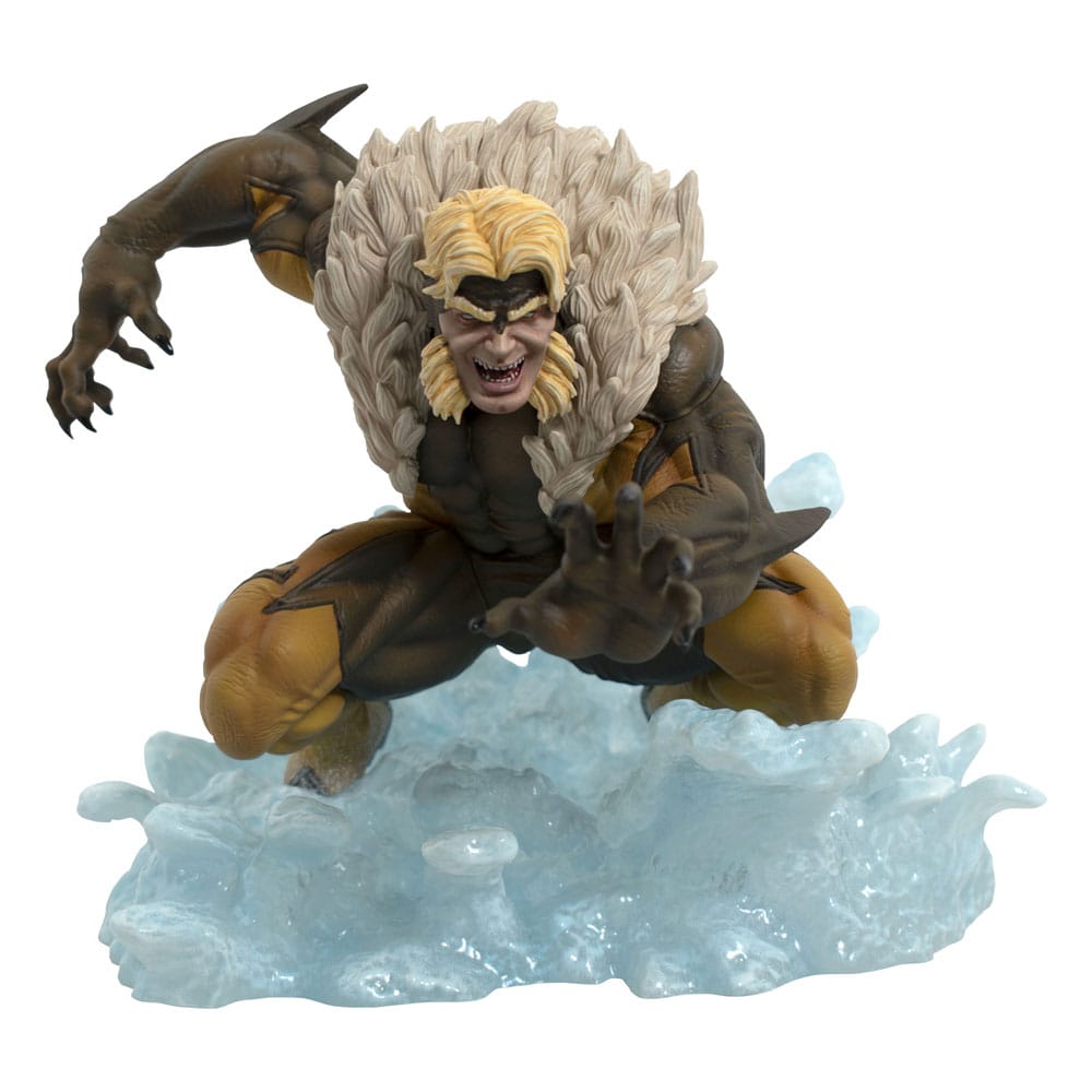 Diorama Marvel Comic Gallery Sabretooth/ Dent de sabre 16 cm