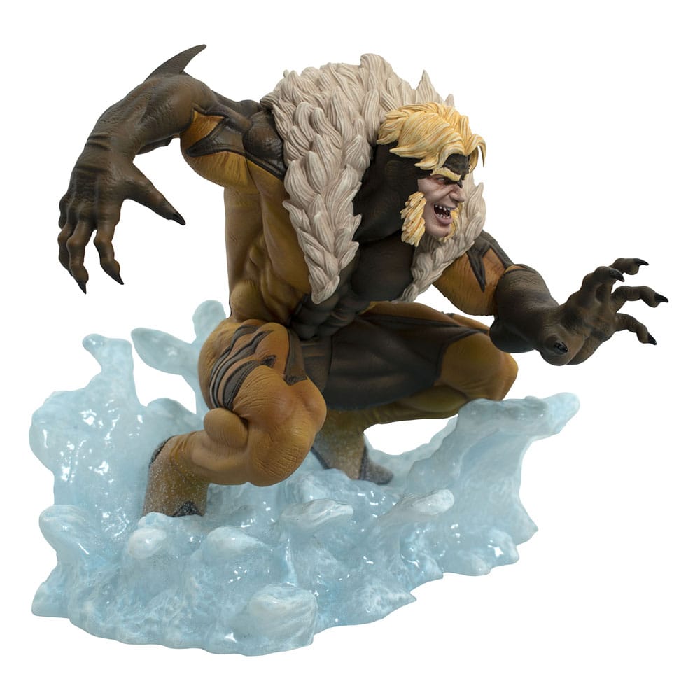 Diorama Marvel Comic Gallery Sabretooth/ Dent de sabre 16 cm