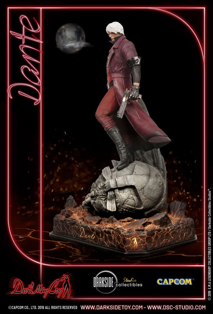 Devil May Cry 1 statuette Premium 1/4 Dante Exclusive 70 cm