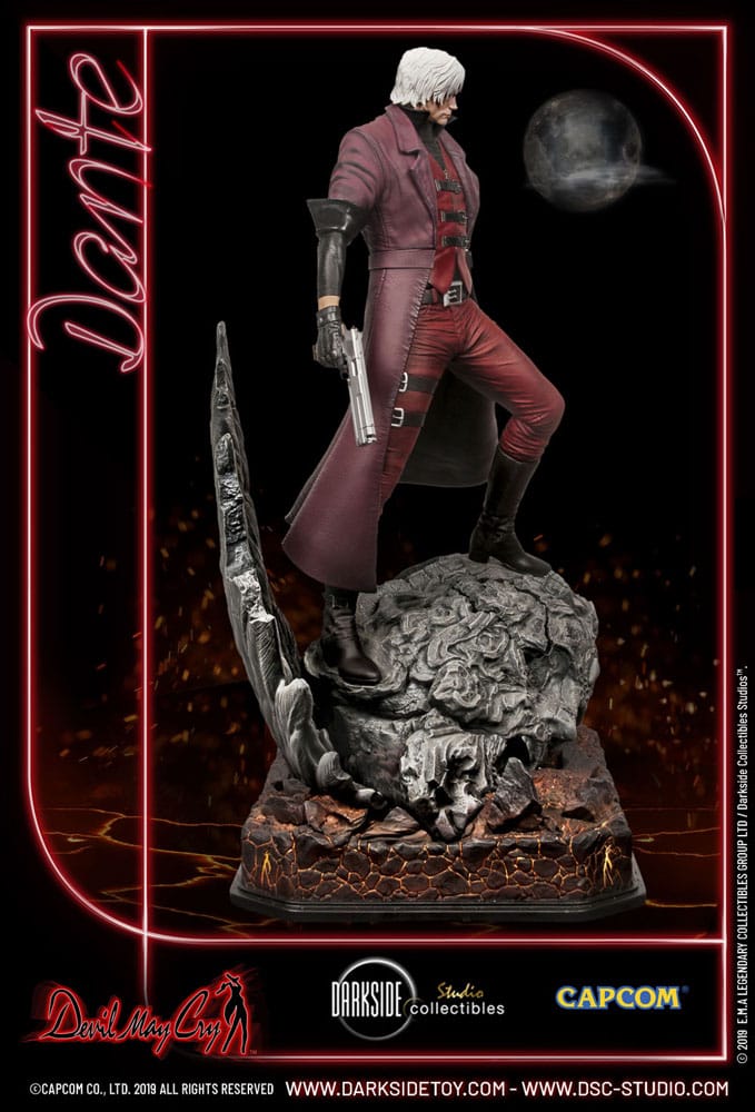 Devil May Cry 1 statuette Premium 1/4 Dante Exclusive 70 cm