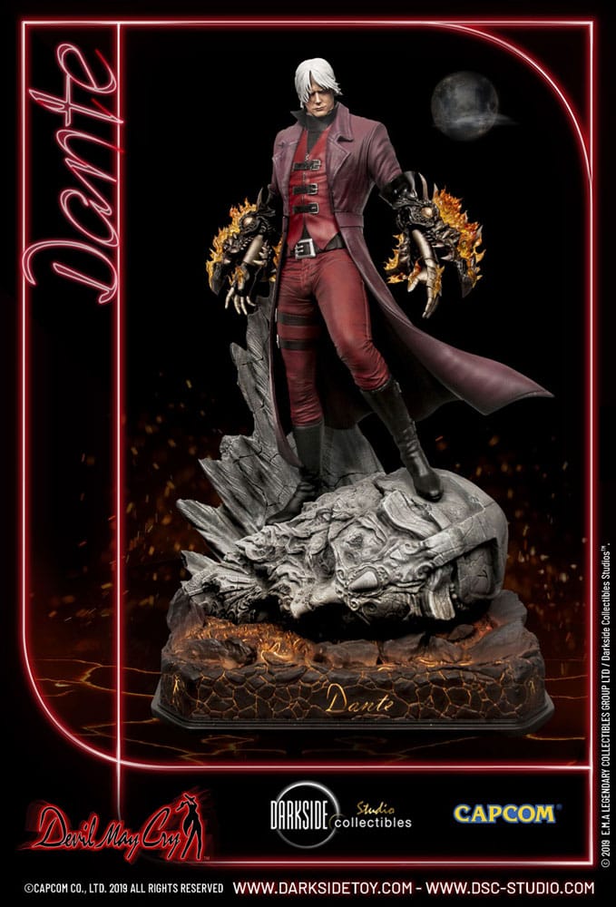 Devil May Cry 1 statuette Premium 1/4 Dante Exclusive 70 cm