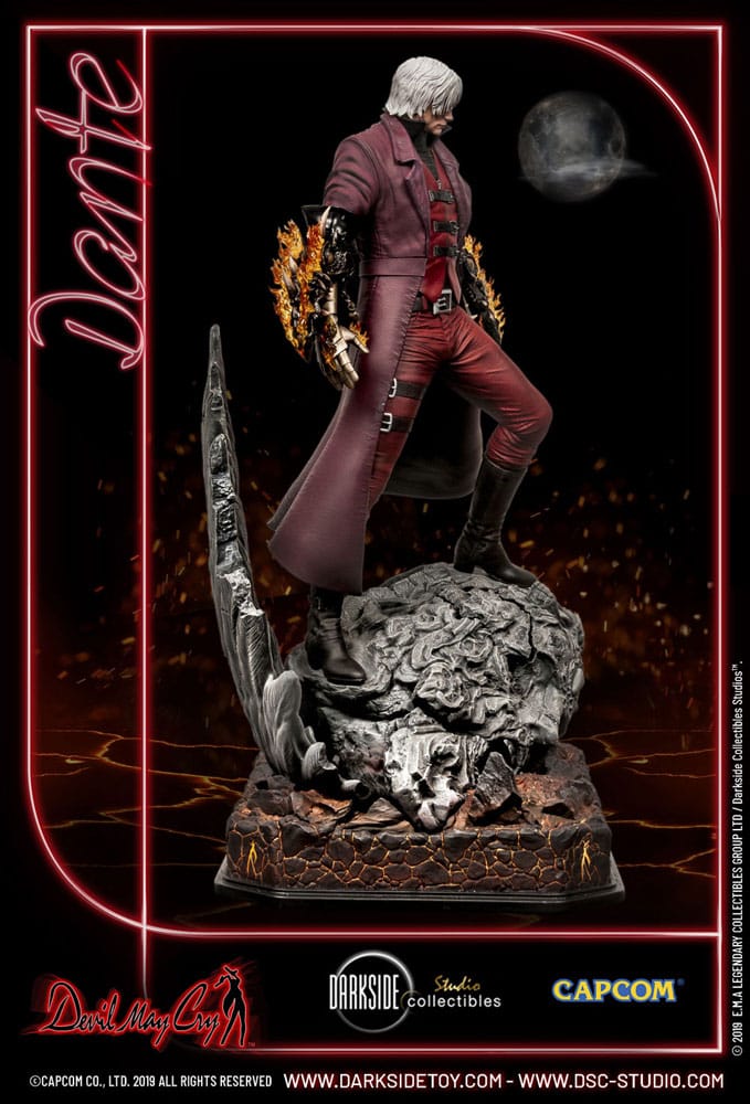 Devil May Cry 1 statuette Premium 1/4 Dante Exclusive 70 cm