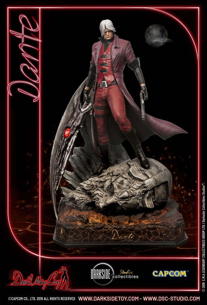 Devil May Cry 1 statuette Premium 1/4 Dante Exclusive 70 cm
