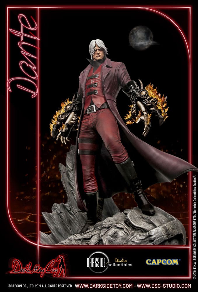 Devil May Cry 1 statuette Premium 1/4 Dante Exclusive 70 cm