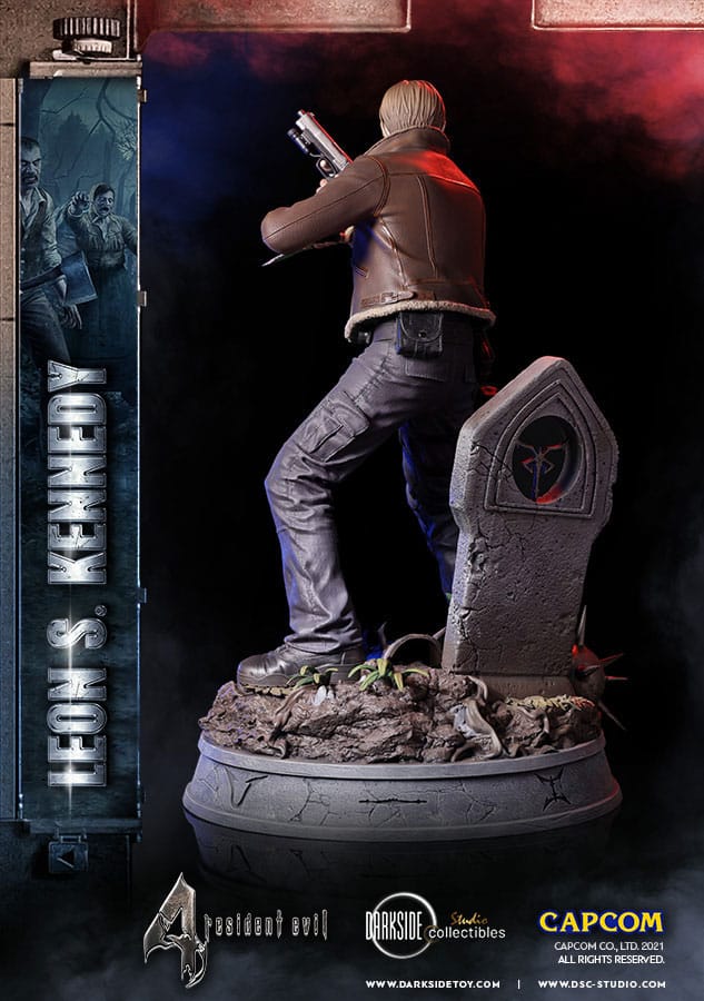 Resident Evil statuette Premium Leon Kennedy 50 cm