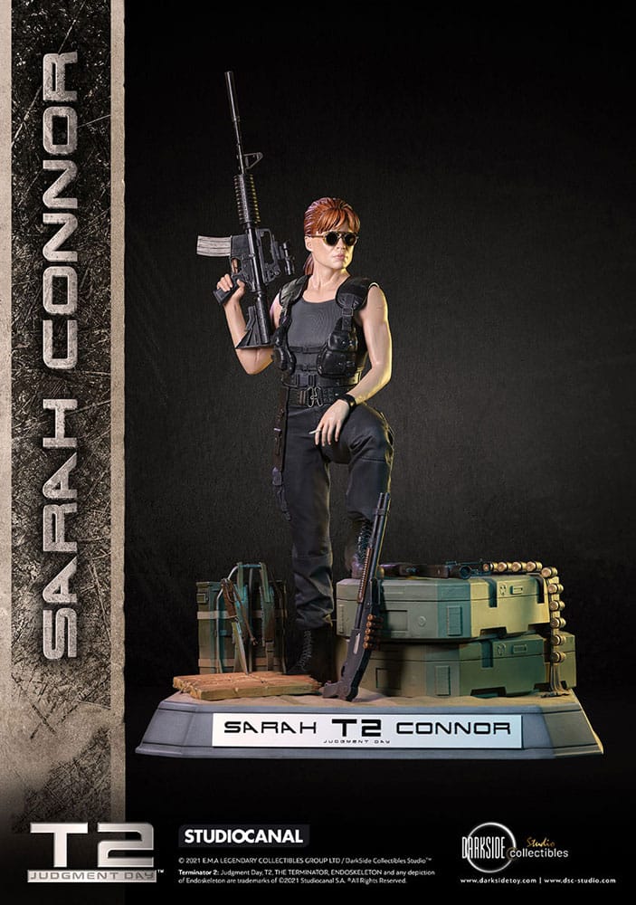 Terminator 2 Judgement Day statuette Premium 1/3 Sarah Connor T2 30th Anniversary Edition 71 cm