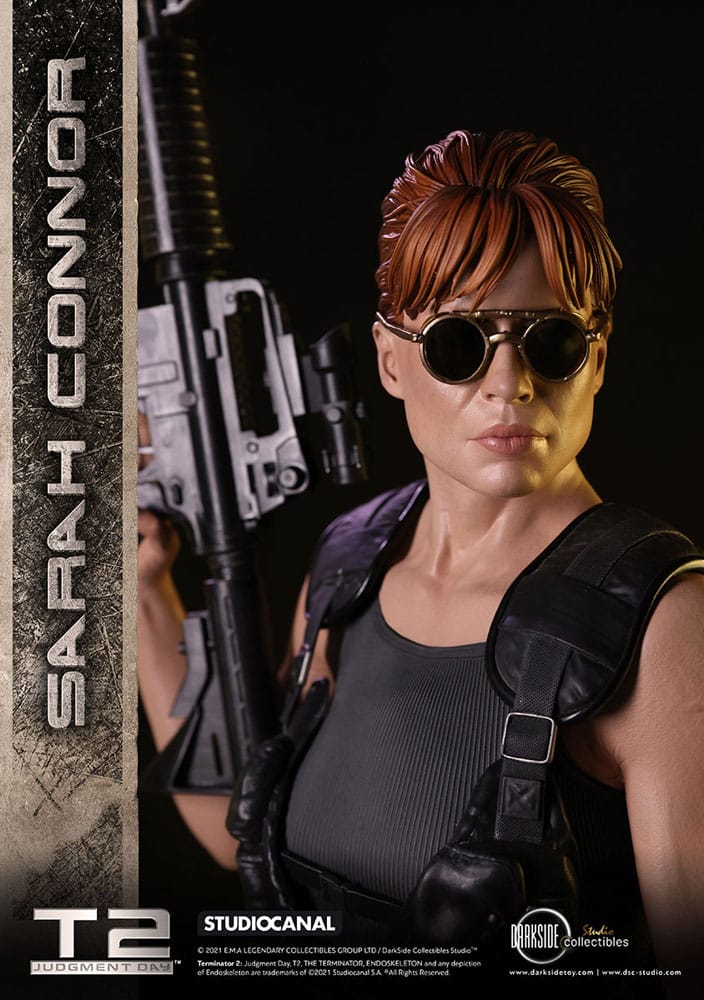 Terminator 2 Judgement Day statuette Premium 1/3 Sarah Connor T2 30th Anniversary Edition 71 cm